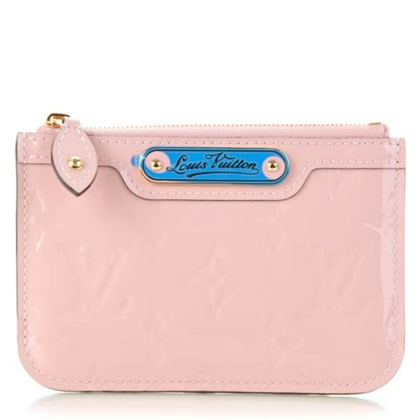 louis vuitton vernis key pouch rose ballerine